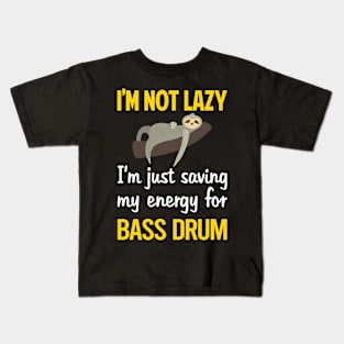 Funny Lazy Bass Drum Kids T-Shirt